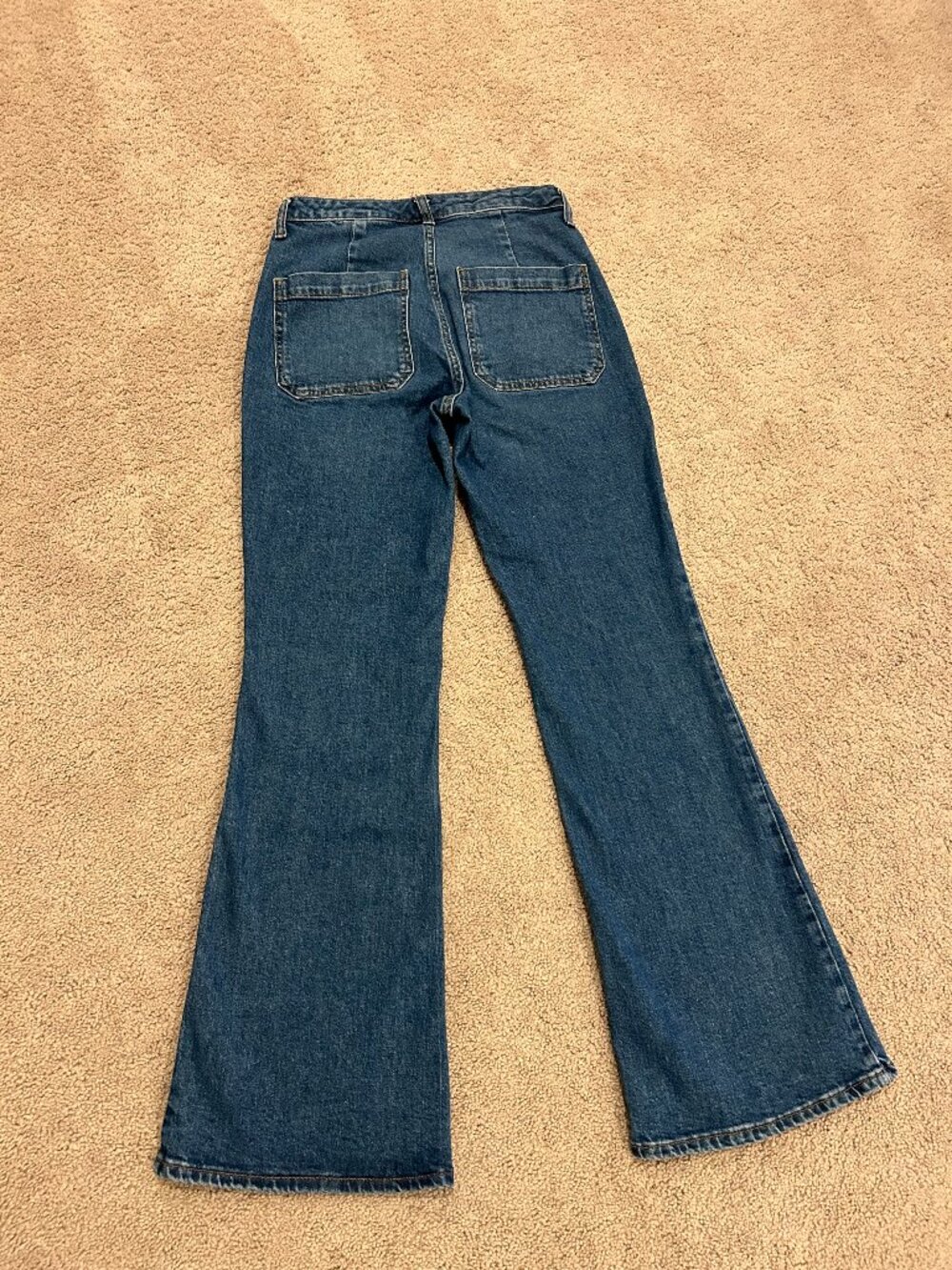 Universal Thread dark Denim Jeans High Rise Flare Sz 4 R Pocket